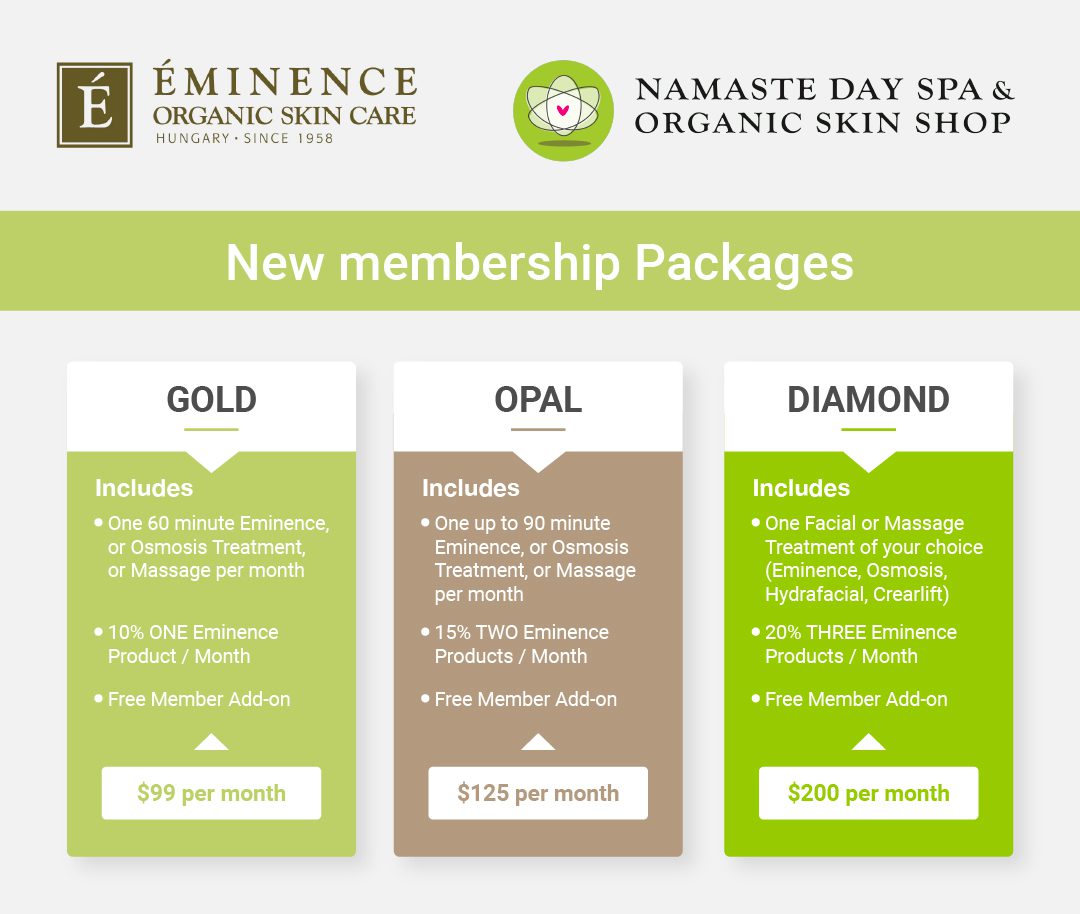 Namaste Day Spa - Day Spa Kelowna - Organic Skincare